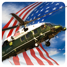 USA Presidential Helicopter SIM 3d: Heli Parker آئیکن