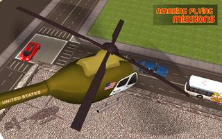 USA Presidential Helicopter SIM 3d: Heli Parker اسکرین شاٹ 2