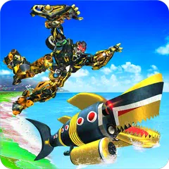 Real Robot Shark Game: Angry Shark Robot Transform APK download