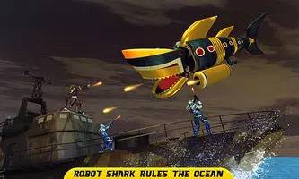Real Robot Shark Game: Angry Shark Robot Transform скриншот 3