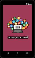 recover my account Affiche