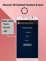 Recover deleted all contacts capture d'écran 1