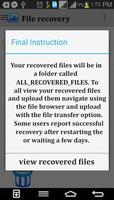 Recovering Deleted Files screenshot 1