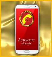 New Automatic Call Recorder Gold Poster