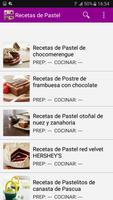 Recetas Pasteles screenshot 1