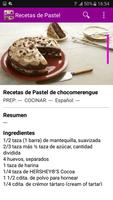 Recetas Pasteles Ekran Görüntüsü 2