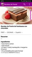 Recetas Pasteles Ekran Görüntüsü 3