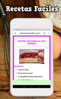 Recetas de tortas y pasteles تصوير الشاشة 2