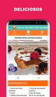 Recetas de Postres syot layar 2