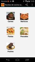 Recetas de cocina caseras poster