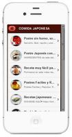 Recetas de Comida Japonesa screenshot 1