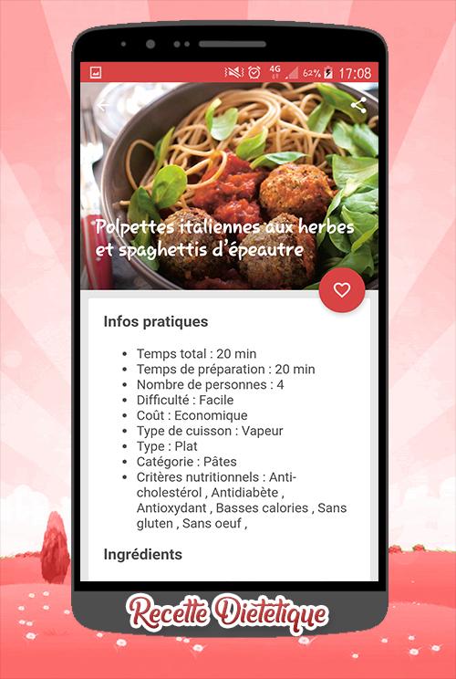 Recette Light Dietetique Saines Facile 2018 For Android Apk Download