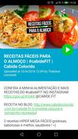 برنامه‌نما Receitas Fitness App عکس از صفحه