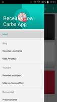 Receitas Low Carbs App Affiche
