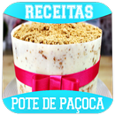 bolo de pote de paçoca - Receitas APK