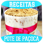 bolo de pote de paçoca - Receitas आइकन