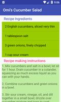 Cucumber Recipes:free recipe app capture d'écran 3