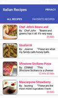 Recetas italianas: aplicación de recetas gratis captura de pantalla 3