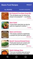 Beans Food Recipes:free recipe app Affiche