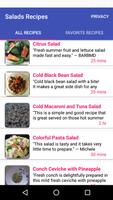 Salads Recipes capture d'écran 2
