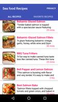 Sea food Recipes الملصق