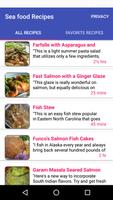 Sea food Recipes captura de pantalla 1