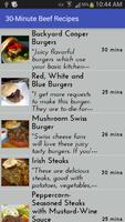 30 Minute Beef Recipes Affiche