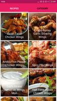 Chicken Wing Recipes Affiche