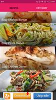 Quick & Easy Dinner Recipes Affiche