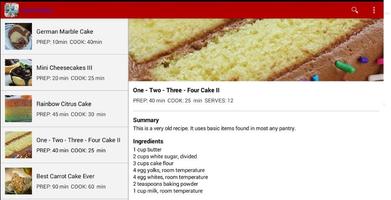 Cake Recipes Ekran Görüntüsü 2