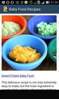 Baby Food Recipes capture d'écran 3