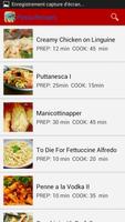 Pasta Recipes تصوير الشاشة 1