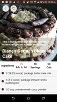 Chocolate Cake Recipes Screenshot 1