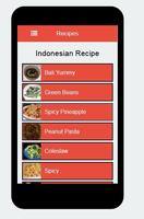 Recipes of Indonesian capture d'écran 2