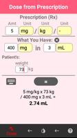 Meds Calculator syot layar 1