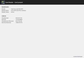 NFC Card ID Reader for ACR122 screenshot 1