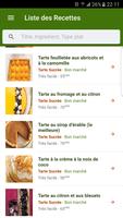 Poster Recettes Tarte