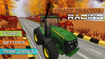 Crazy Tractor Racing plakat