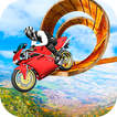 Heavy Bike Impossible Sky Track Stunts