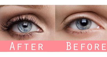 Real Eyelashes Photo Editor Affiche