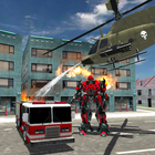 Real Robot Fire Truck:Fire Fighter Robot Transform أيقونة