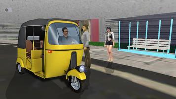 Real Rickshaw Driver 2017 - Chingchi Rickshaw Game Affiche