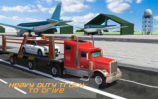 Airplane Flight 3D: Cargo Delivery Truck Transport capture d'écran 2