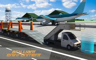 Airplane Flight 3D: Cargo Delivery Truck Transport capture d'écran 3