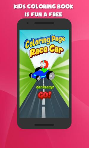 Coloring Page Race Car Kids For Android Apk Download