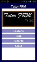 Tutor FRM Trial Poster