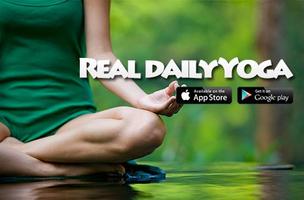 real daily yoga plakat