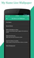 My Name Live Wallpaper captura de pantalla 1