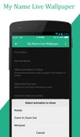 My Name Live Wallpaper capture d'écran 2