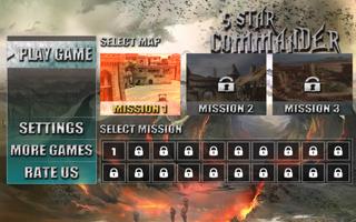 برنامه‌نما 5 Star Commander FPS shooter عکس از صفحه